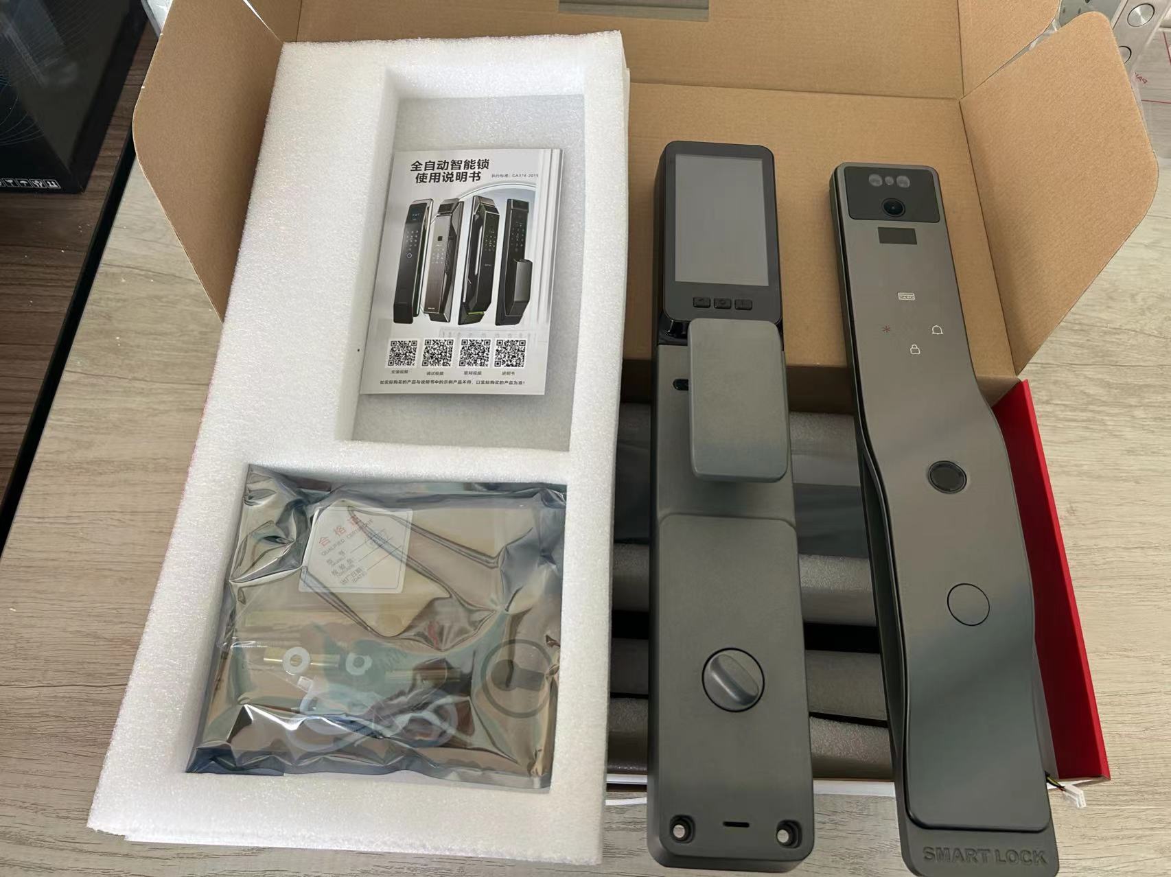 Wifi Doorbell Camera - Gezichtsherkenning vingerafdruk slimme beveiligingsdeurvergrendeling Tuya app