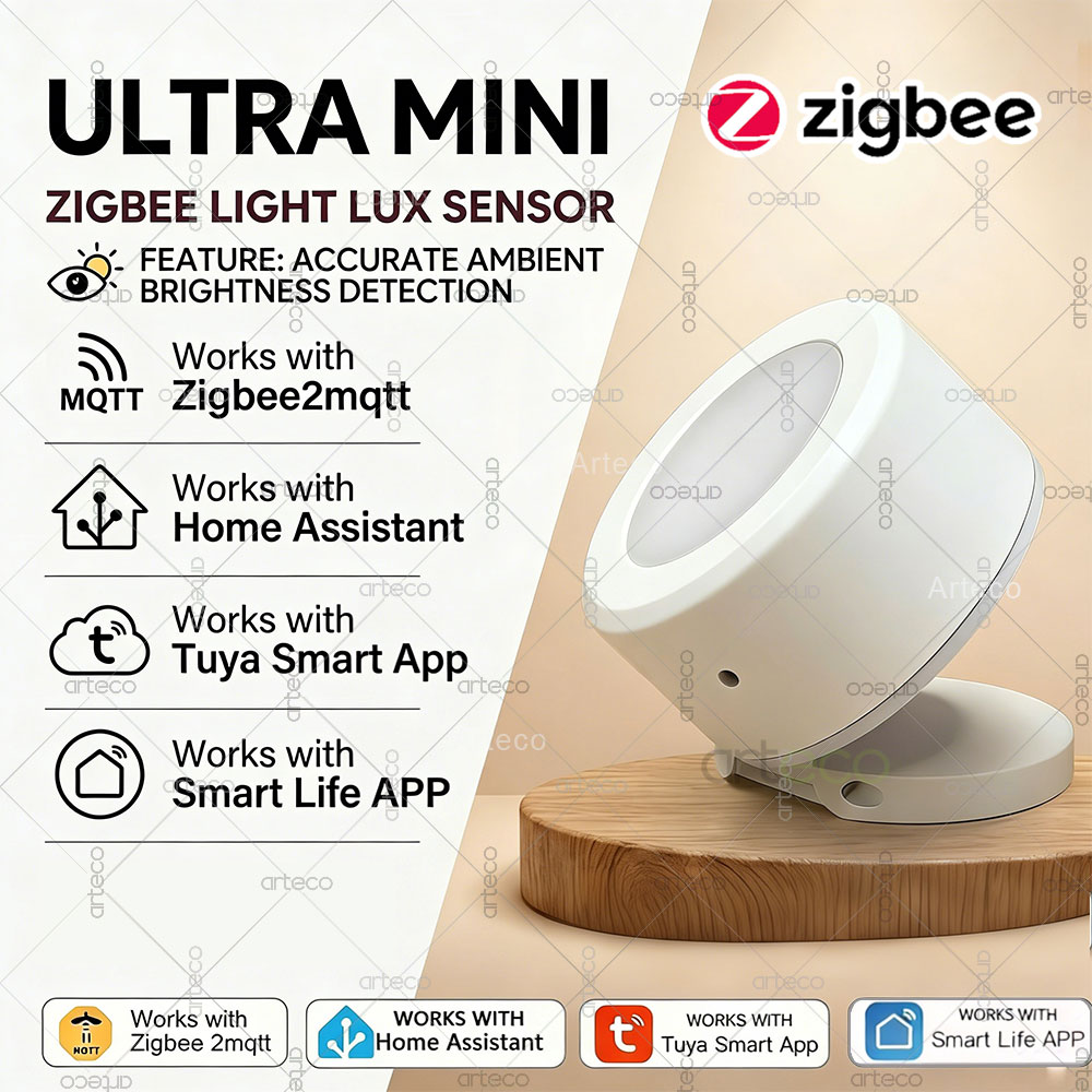Smart Home Project - Ultra Mini Zigbee Lichtsensor verlichtingssterkte Detector