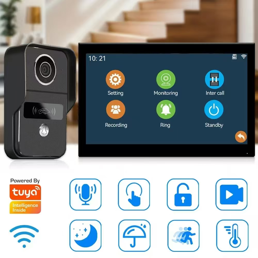 Wifi Doorbell Camera - 7Inch IPS Scherm 2MP Tuya APP