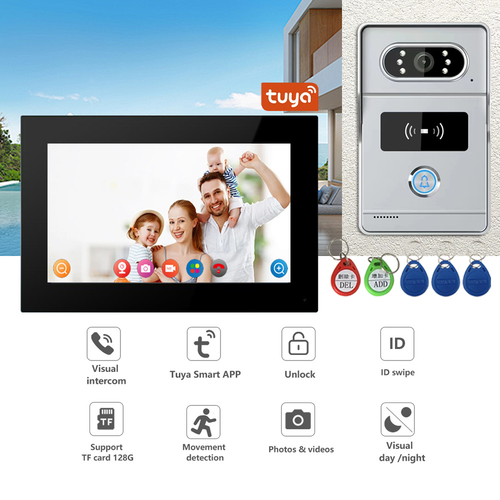 Wifi Doorbell Camera - 2MP 1080P Tuya APP IR Nachtzicht