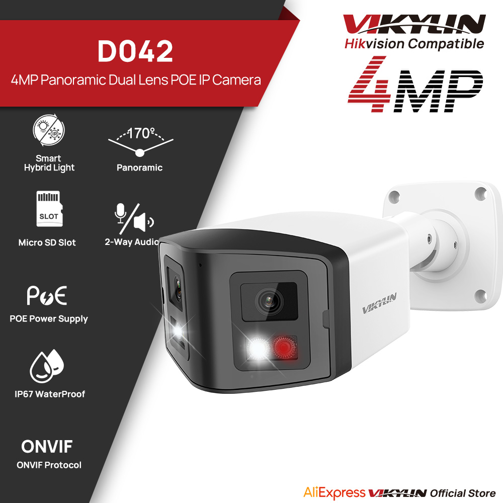 Smart Home Notifications - VIKYLIN 170 ° Panoramische beveiligings-IP-camera Smart