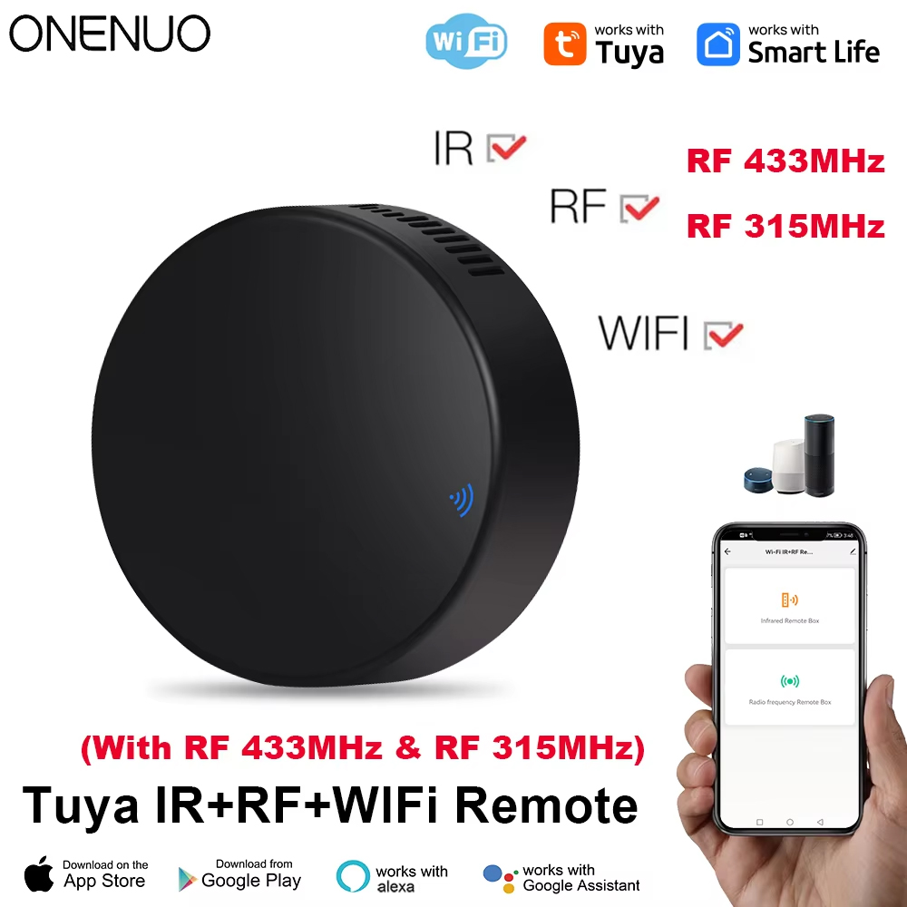 Smart Home Ir - Tuya WiFi RF IR-afstandsbediening 433 MHz