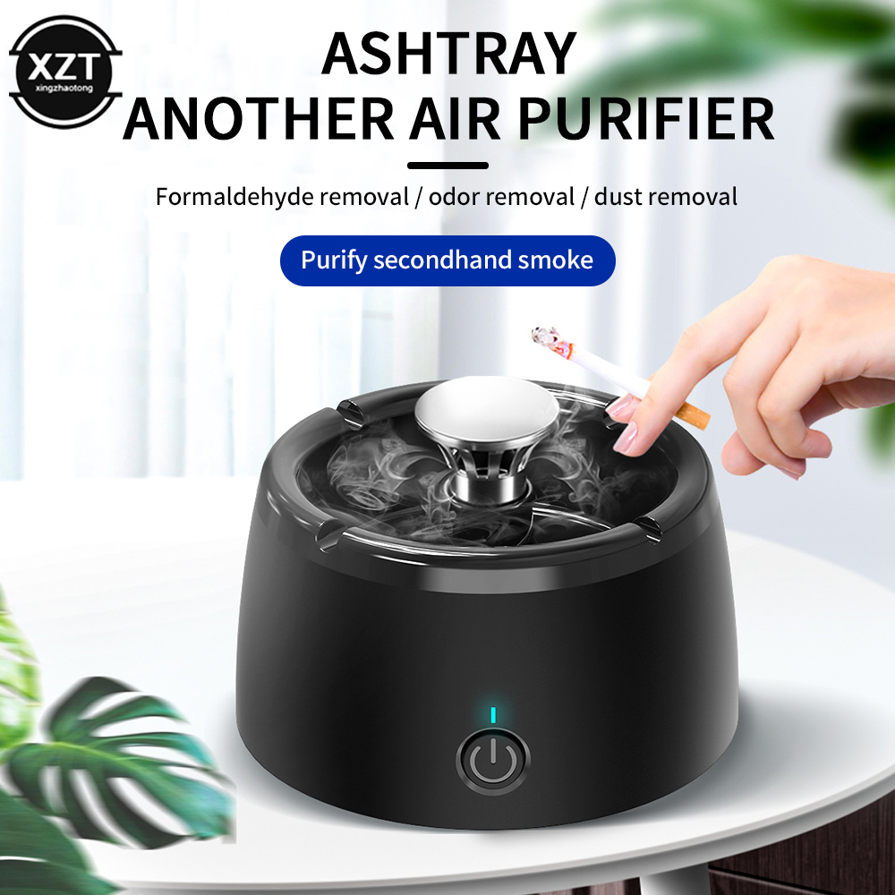 Smart Air Purifier - Multifunctionele Intelligente Asbak Luchtreiniger Draagbare Asbak