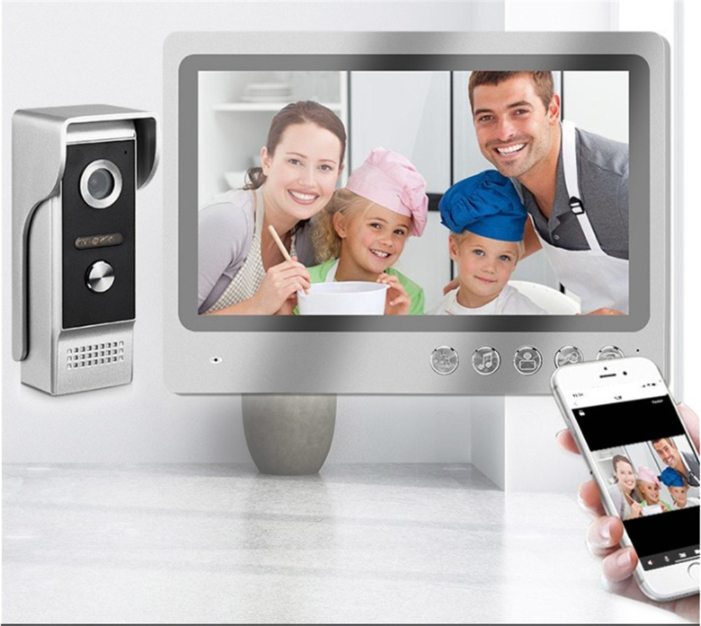 Wifi Doorbell Camera - 9 inch HD-scherm Tuya APP Bedraadde
