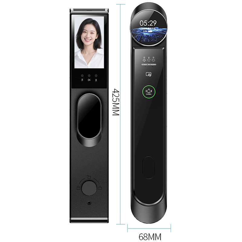 Wifi Doorbell Camera - Slim elektronisch wachtwoordslot Gezichtsherkenning Visueel huishoudelijk