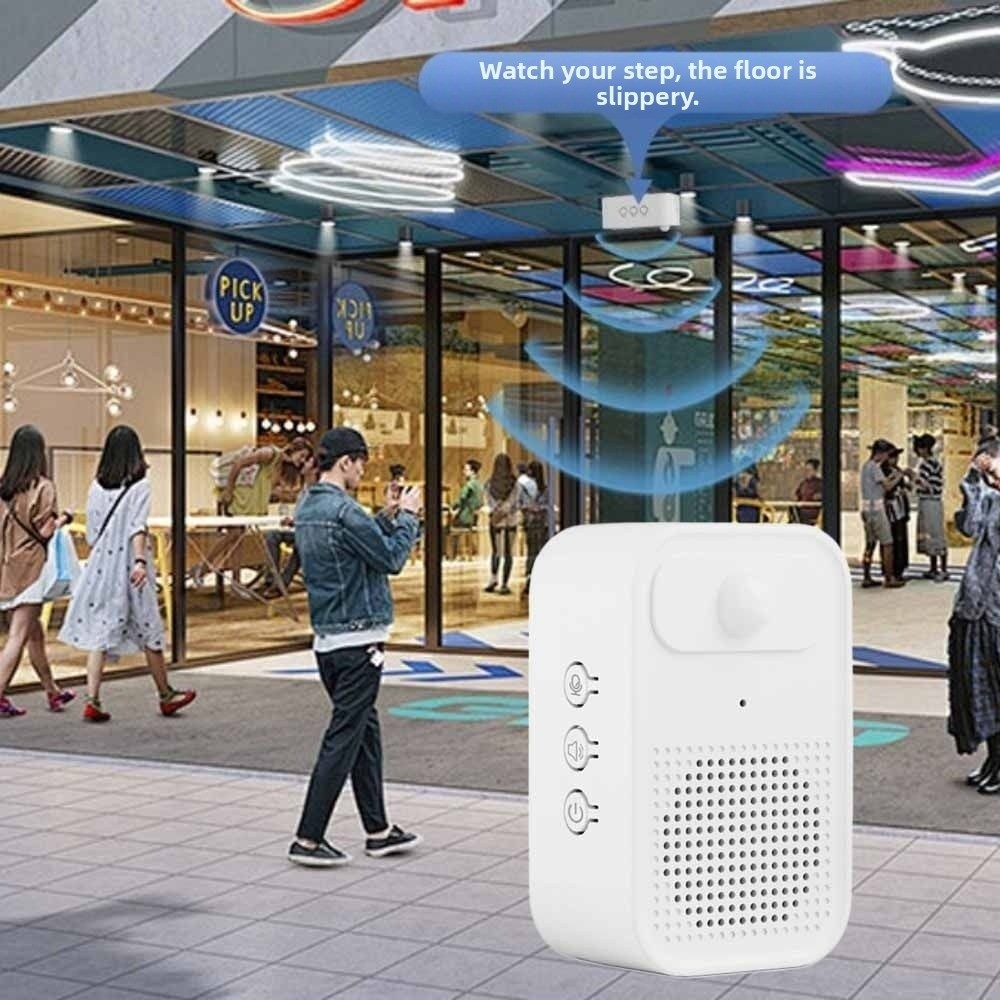 Wireless Door Sensor - Infraroodsensor Welkomstdeurbel Opnamefunctie PIR Bewegingsmelder Deurverwelkomstsensor