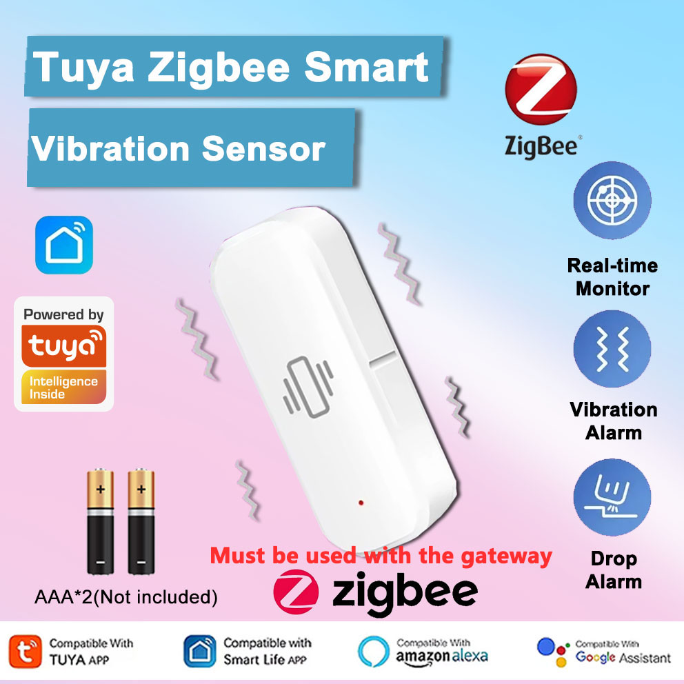 Smart Home Notifications - Tuya Zigbee Smart Trillingssensor Detectie Schokalarm