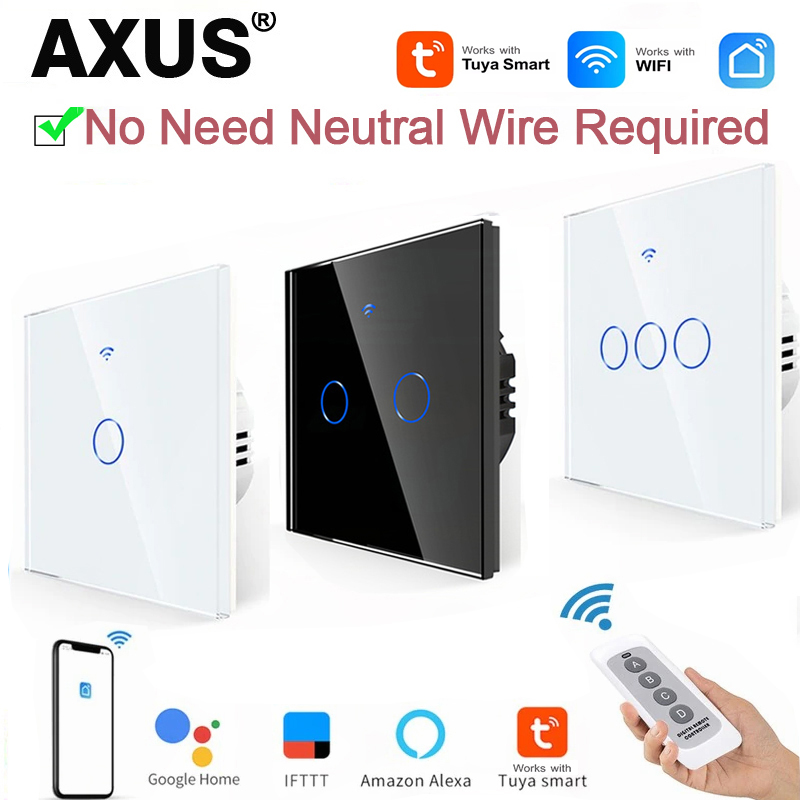 Smart Home Google - AXUS EU WiFi Slimme Lichtschakelaars Zonder