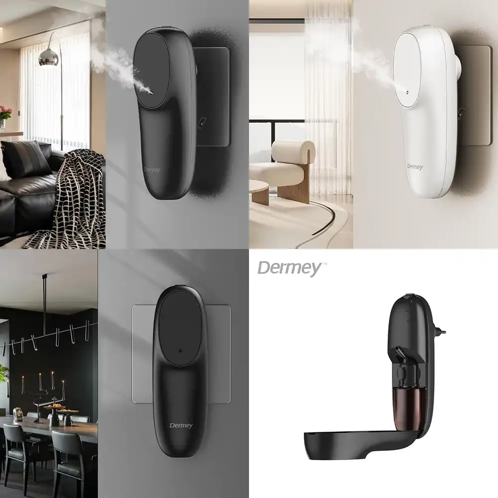 Smart Home Uses - Elektrische aromadiffuser met Bluetooth-connectiviteit, slimme app-bediening,