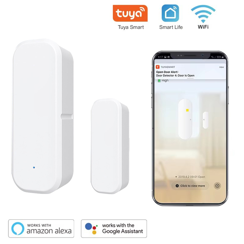 Smart Home Notifications - Tuya Smart WiFi-deursensor Smart Home Open