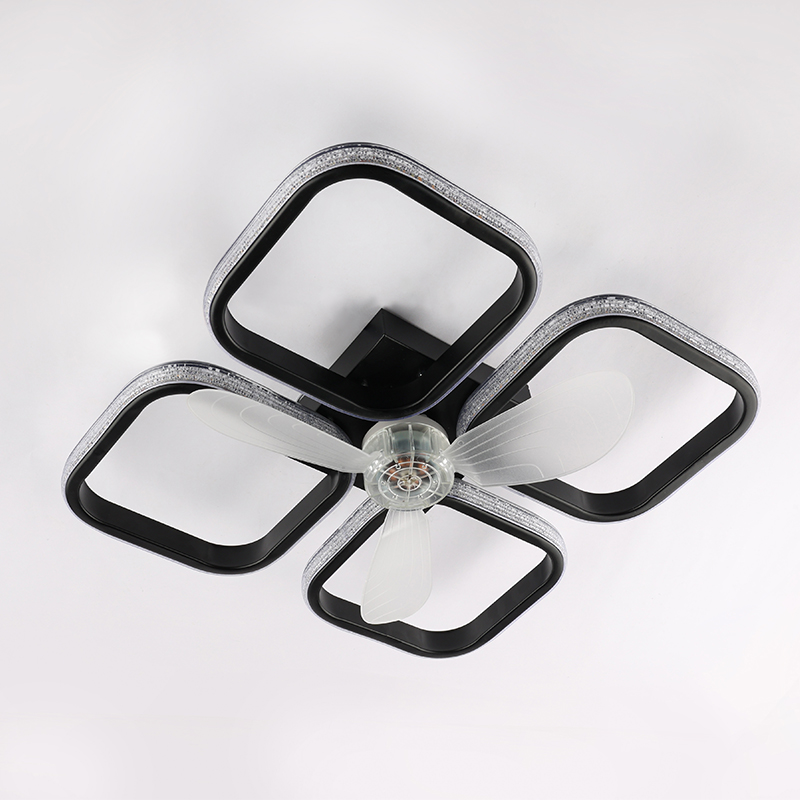 Smart Ceiling Fan - Slimme LED-plafondventilator met afstandsbediening, energiezuinig, 3