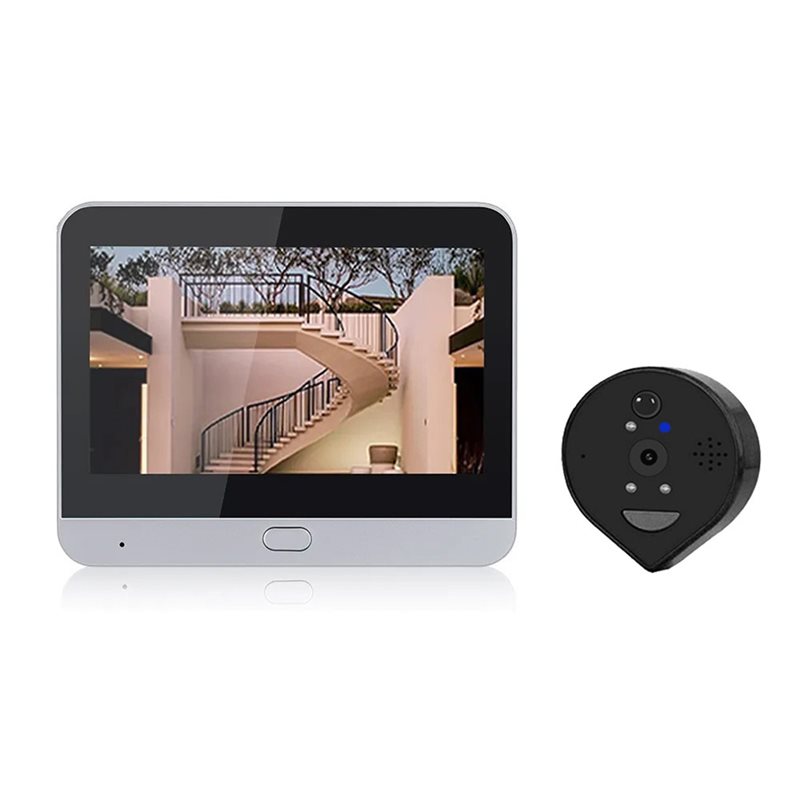 Wifi Doorbell Camera - B44C Tuya 3MP kijkgaatje deurbel slimme