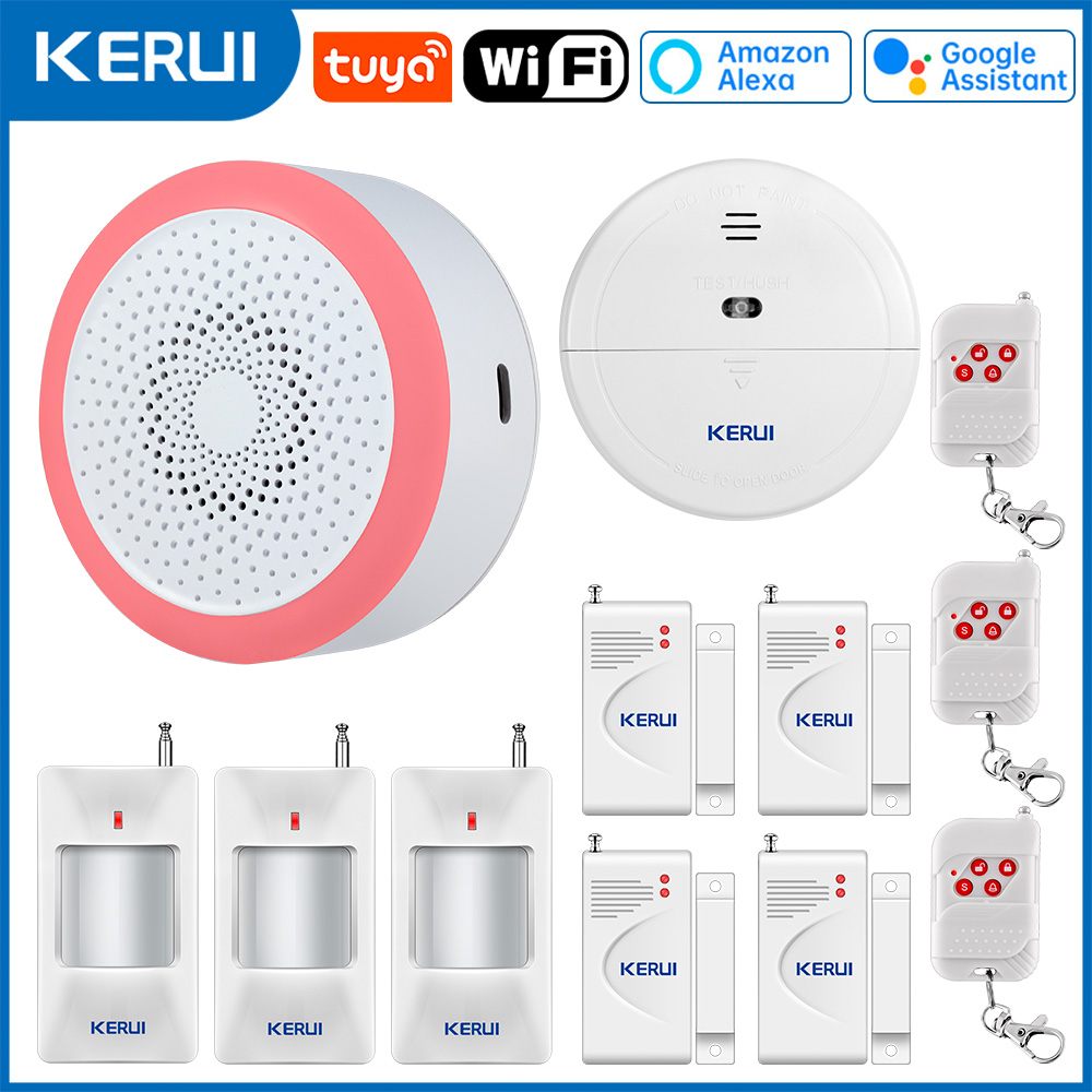 Smart Home Demo Kit - KERUI Tuya Smart Home Alarm Hub