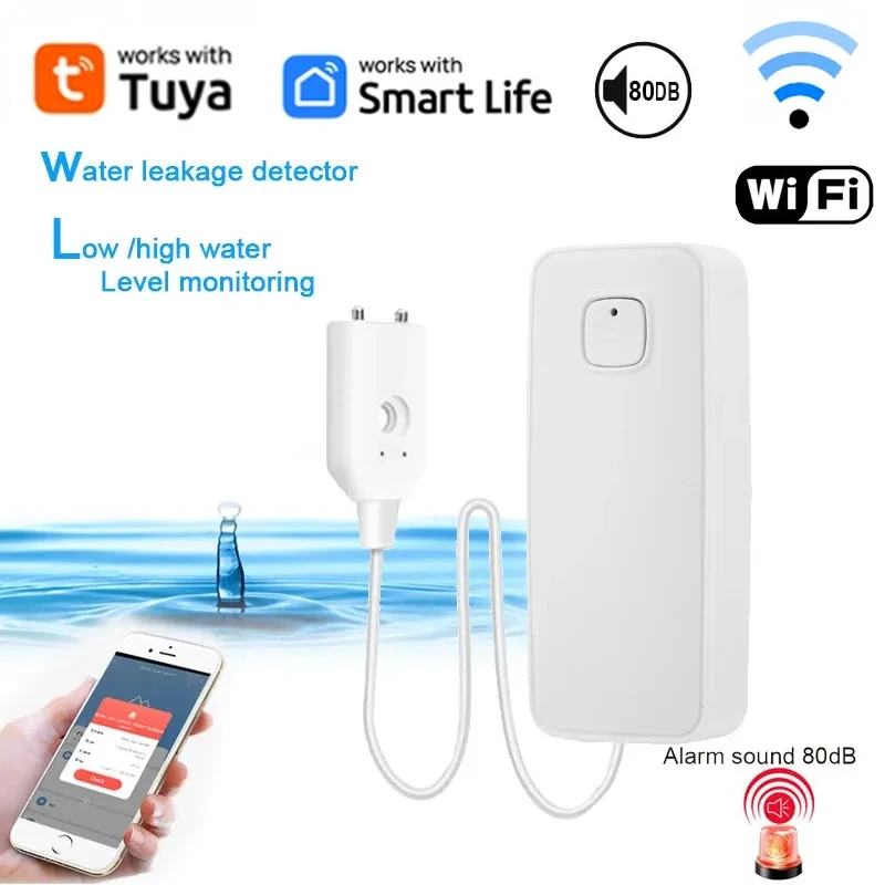 Smart Home Notifications - Tuya Smart Home WiFi Waterlekkage Detector