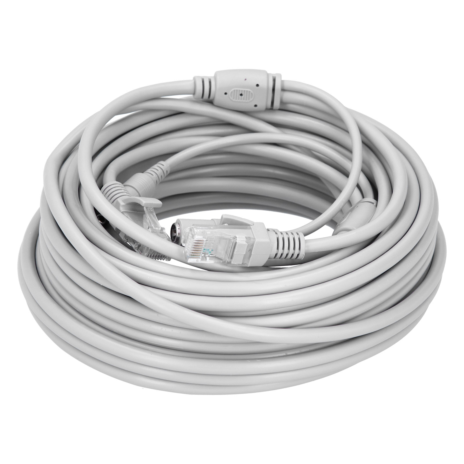 Security Ip Camera - 2-in-1 Ethernet-kabel Voedingsnetwerklijn Draagbaar snoer voor