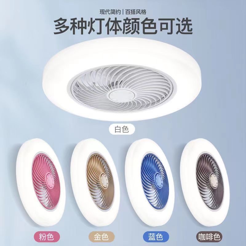 Smart Ceiling Fan - Slimme plafondventilator met verlichting, afstandsbediening, slaapkamerdecoratie,