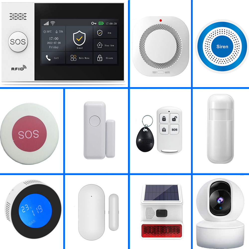 Smart Home Ecosystems - PGST 4G Tuya Smart Home Alarmsysteem,