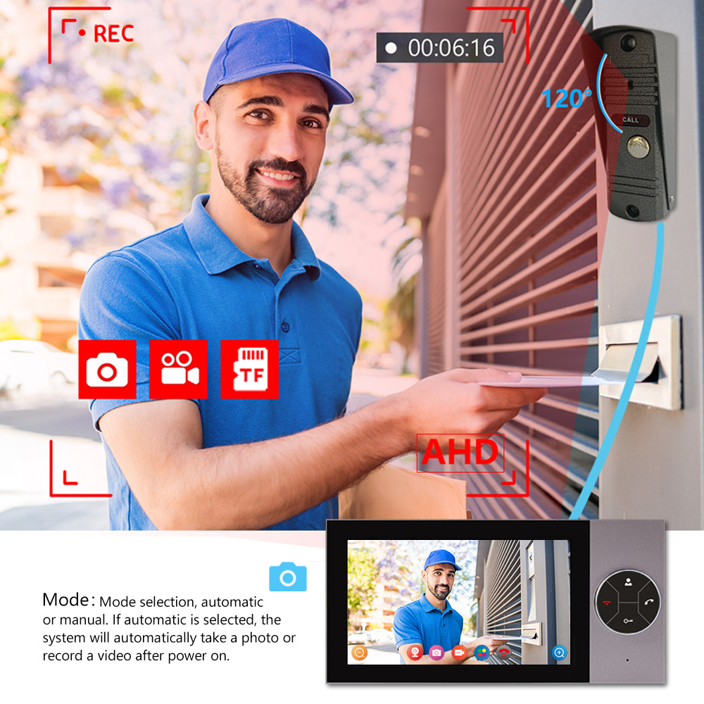 7Inch IPS Scherm 2MP 1080P Tuy - Wifi Doorbell Camera recensie en prijs