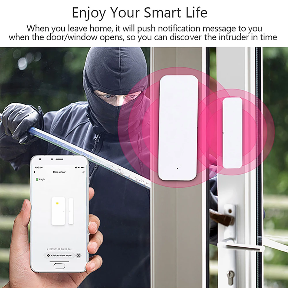 Tuya WiFi Zigbee3.0 Deur Raam  - Wireless Door Sensor recensie en prijs