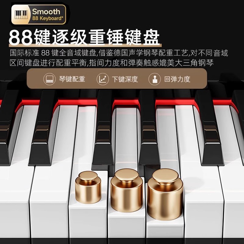 Grand Piano 88-toetsen gewogen - Smart Home Uses recensie en prijs