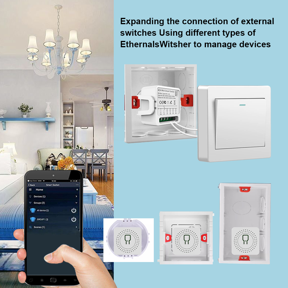 Tuya WiFi Smart Switch 1/2/3/4 - Smart Home Project recensie en prijs