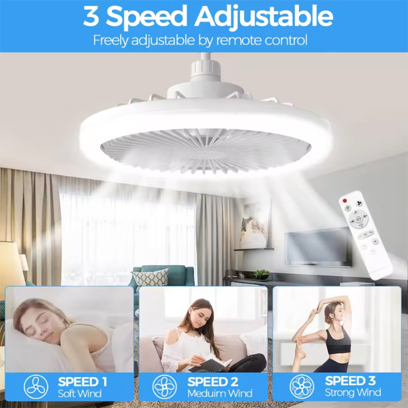 Moderne slimme plafondventilat - Smart Ceiling Fan recensie en prijs