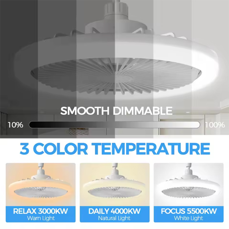 Moderne slimme plafondventilat - Smart Ceiling Fan recensie en prijs