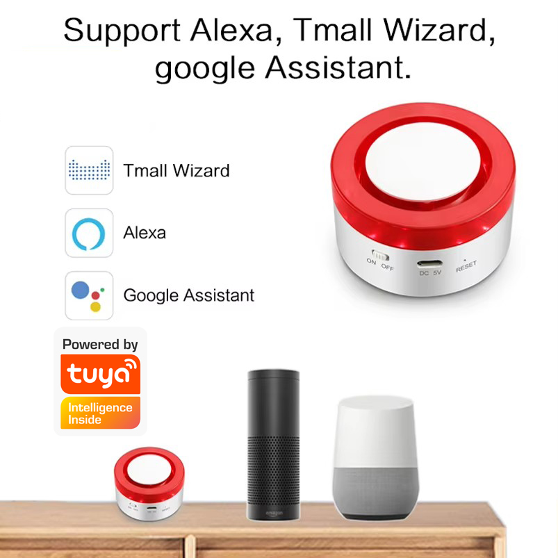 WiFi Tuya Alarmsysteem 120DB D - Smart Home Ecosystems recensie en prijs