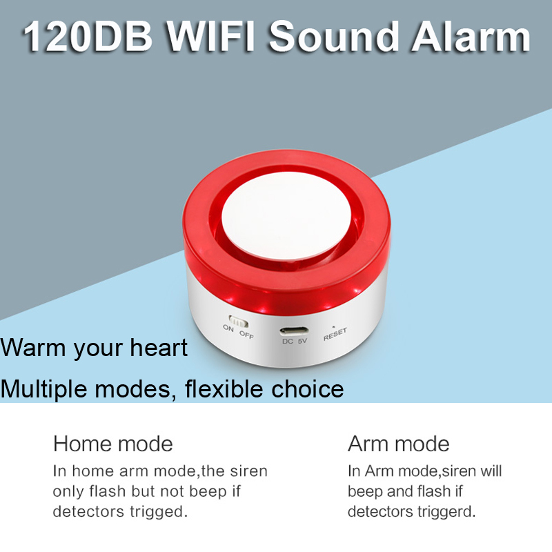 WiFi Tuya Alarmsysteem 120DB D - Smart Home Ecosystems recensie en prijs