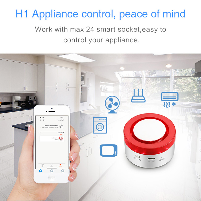 WiFi Tuya Alarmsysteem 120DB D - Smart Home Ecosystems recensie en prijs