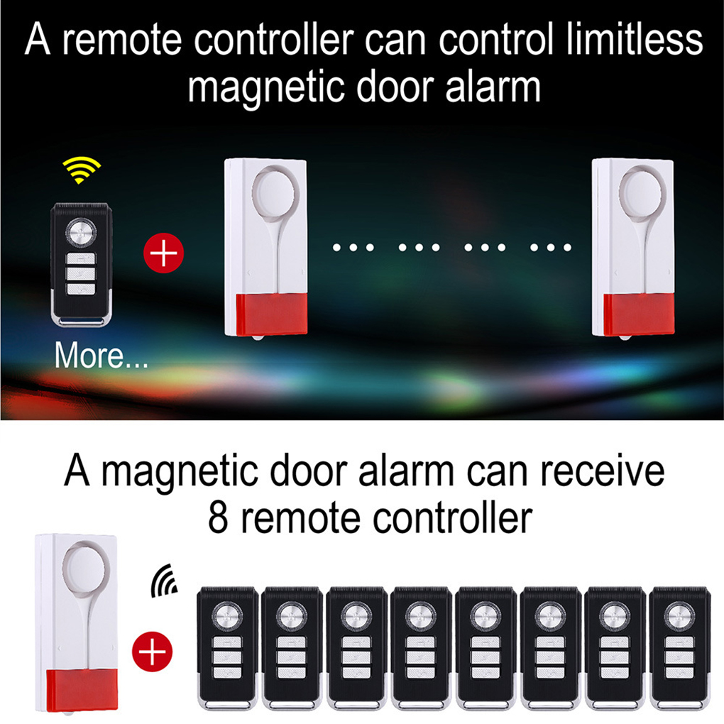 Antidiefstalalarm 110db Luid d - Wireless Door Sensor recensie en prijs