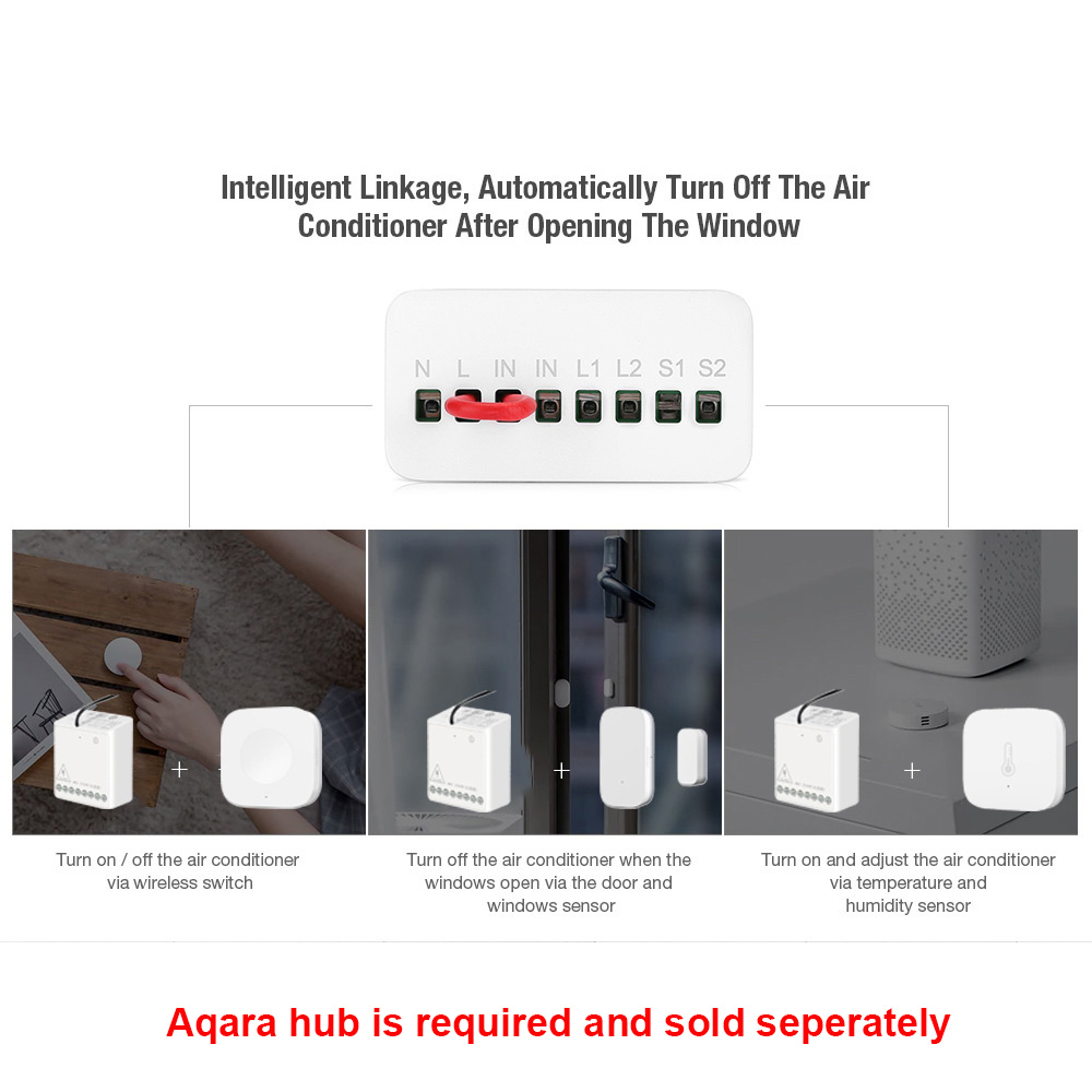 Originele Aqara Smart tweewegb - Smart Home Yeelight recensie en prijs