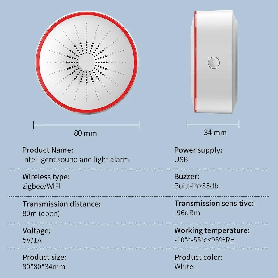 Tuya WiFi ZigBee Smart Alarm S - Smart Home Ecosystems recensie en prijs