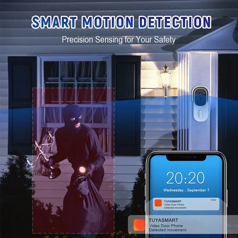 Wide View Tuya Smart Life APP  - Wifi Doorbell Camera recensie en prijs