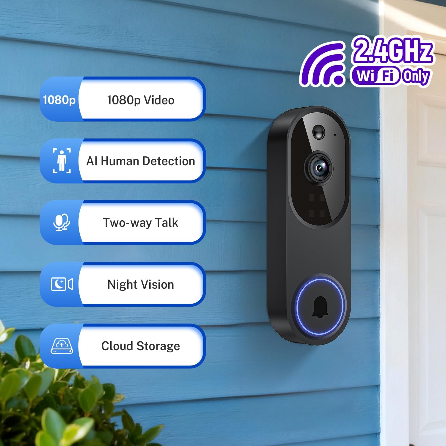 Draadloze Wi-Fi videodeurbelca - Wifi Doorbell Camera recensie en prijs