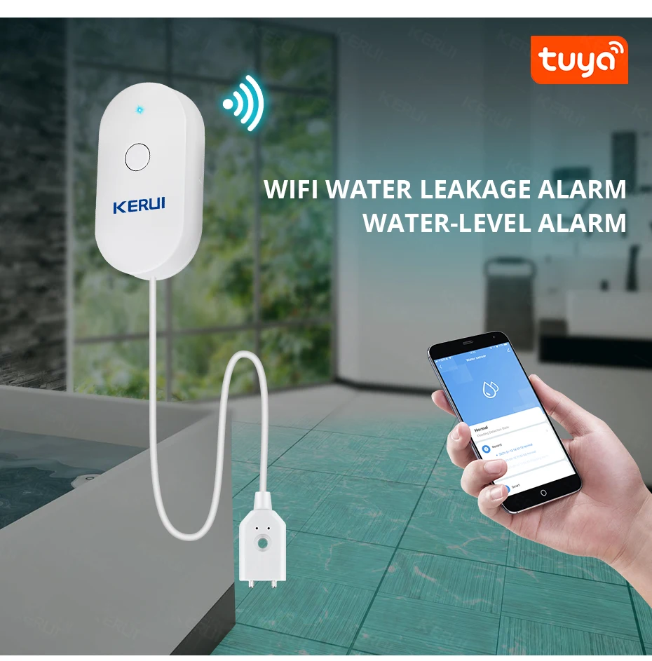 KERUI WiFi Watersensor Smart H - Smart Home Notifications recensie en prijs