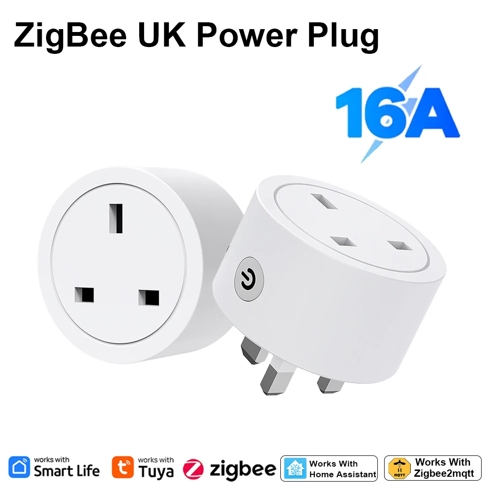 Zigbee Smart Plug 16A UK-stekk - Smart Home Google recensie en prijs