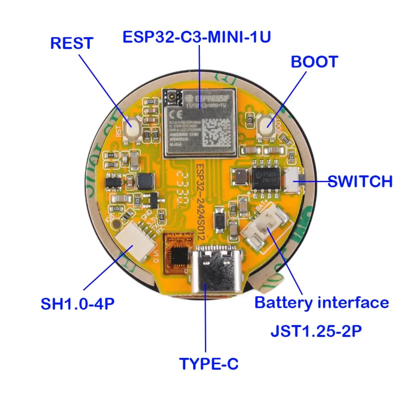 1,28 inch HD ESP32-C3 WiFi BLE - Smart Home Arduino Project recensie en prijs