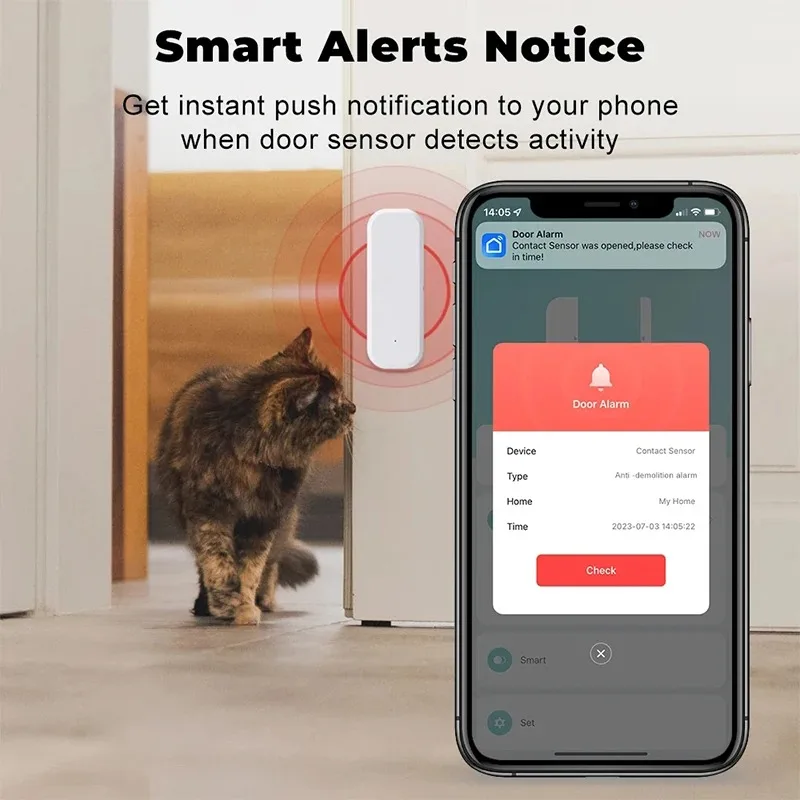 Tuya WiFi Smart Door Window Se - Wireless Door Sensor recensie en prijs