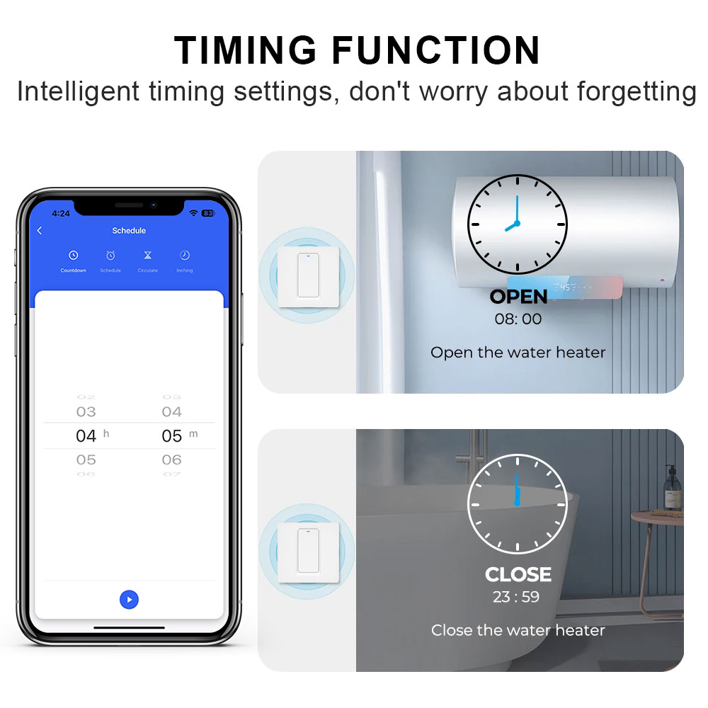 Slimme boilerschakelaar/WiFi e - Smart Home Google recensie en prijs