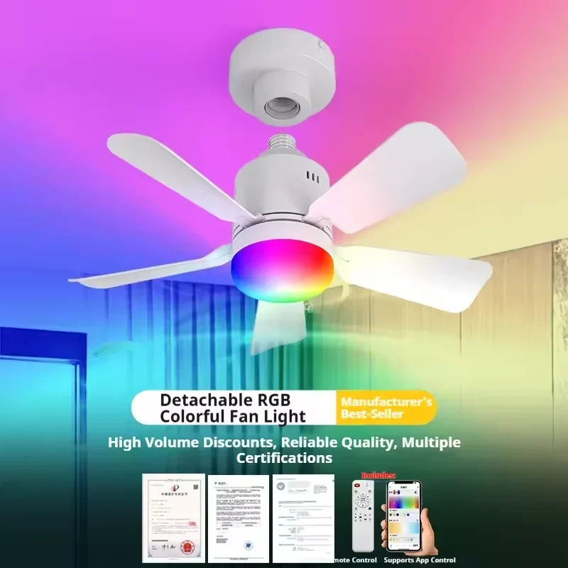 RGB LED-plafondventilatorlampe - Smart Ceiling Fan recensie en prijs