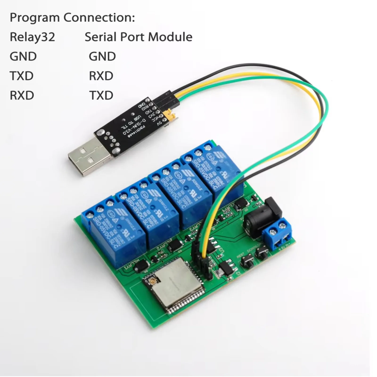 ESP32 4-kanaals draadloze rela - Smart Home Project recensie en prijs