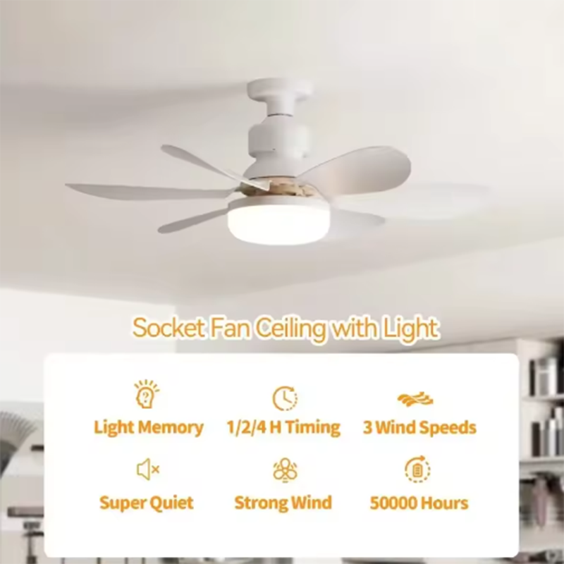2026 Home E27 LED Plafondventi - Smart Ceiling Fan recensie en prijs