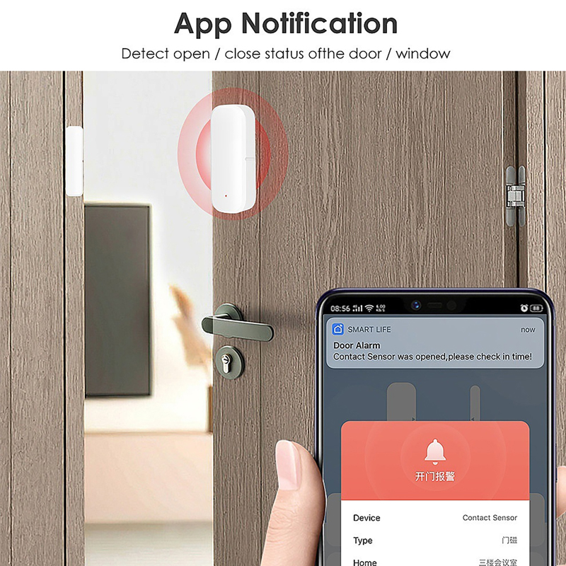Tuya Smart WiFi-deursensor Sma - Smart Home Notifications recensie en prijs