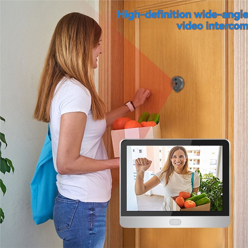 B44C Tuya 3MP kijkgaatje deurb - Wifi Doorbell Camera recensie en prijs