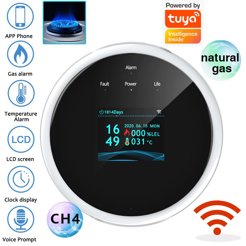 2.4G WiFi Gasalarmsensor Brand - Smart Home Ecosystems recensie en prijs