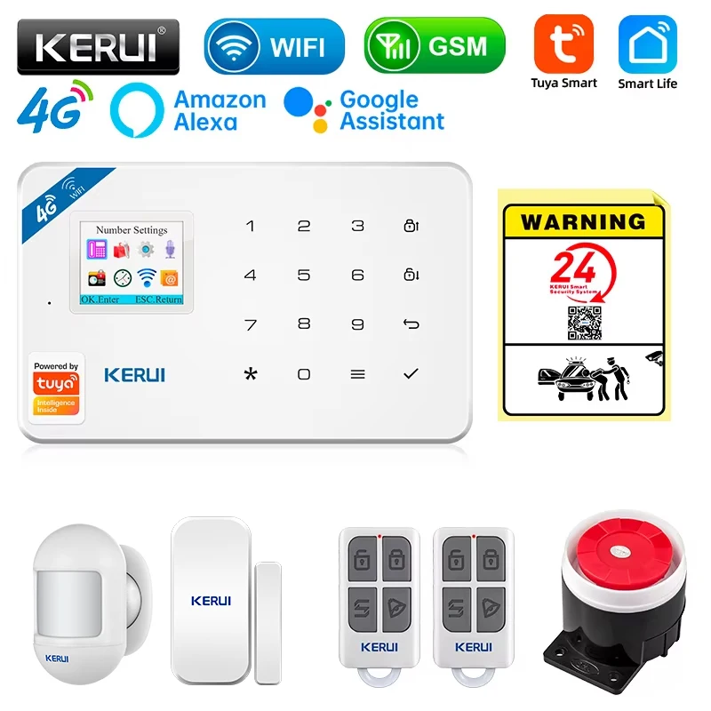 KERUI Alarmsysteem Kit W184 4G - Smart Home Ecosystems recensie en prijs