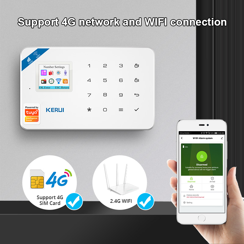 KERUI Alarmsysteem Kit W184 4G - Smart Home Ecosystems recensie en prijs