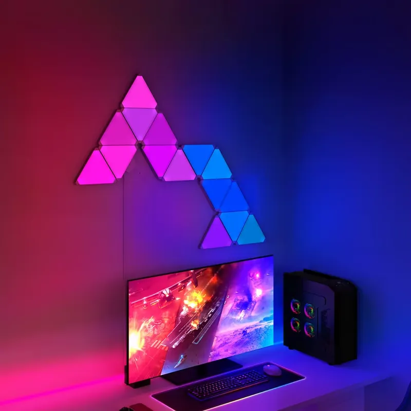 Banqcn Triangle LED Gaming Set - Smart Home Google recensie en prijs