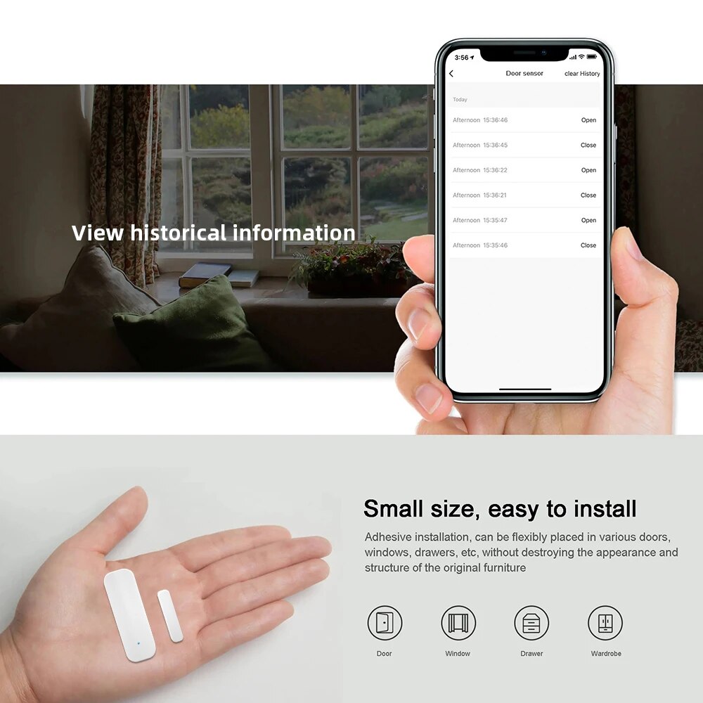 ONENUO Tuya Smart WiFi-deursen - Smart Home Notifications recensie en prijs